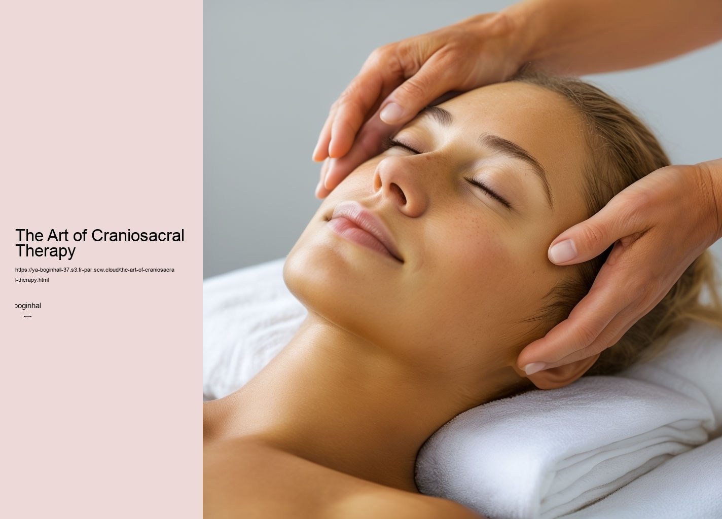 The Art of Craniosacral Therapy